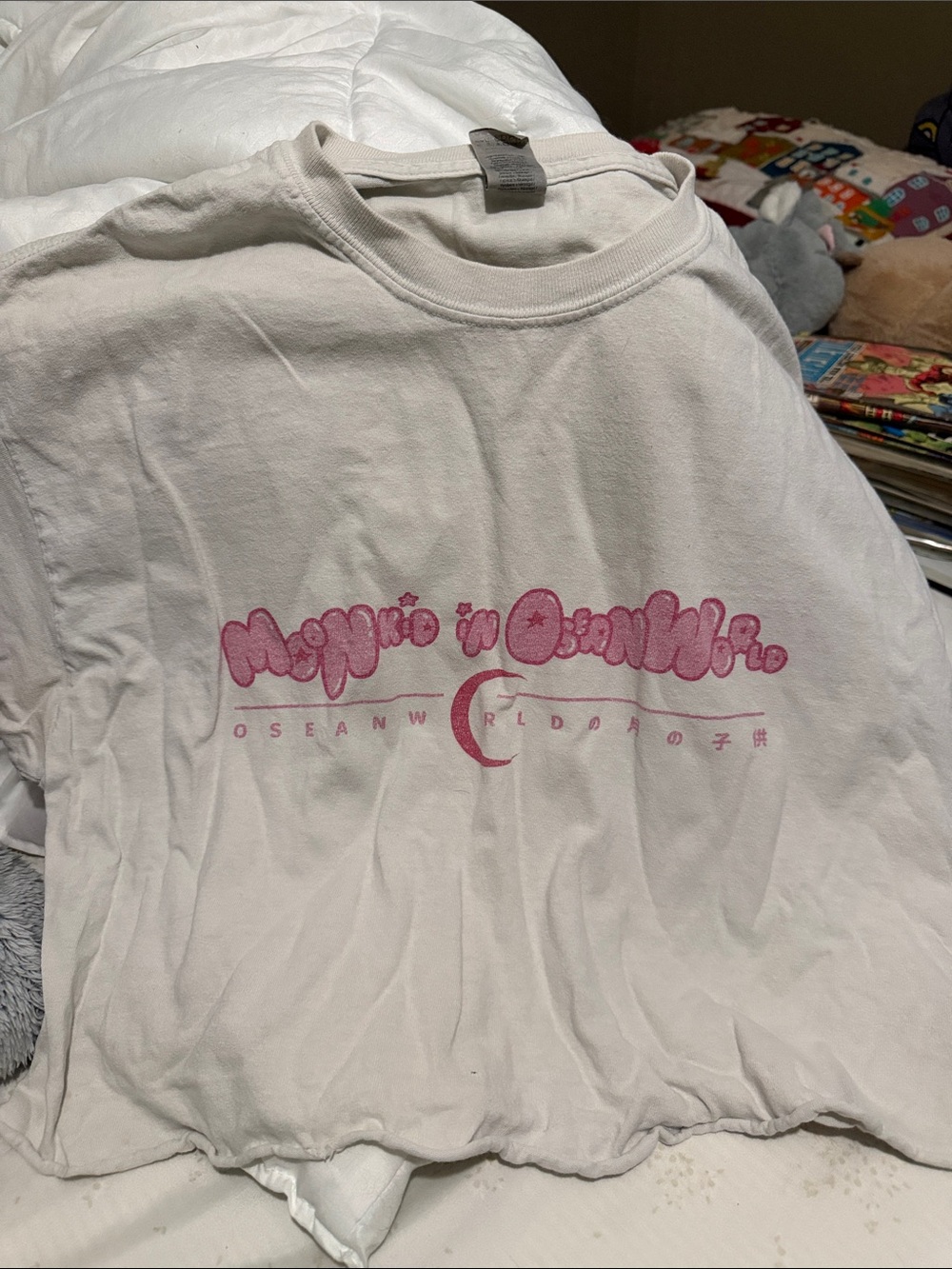 Cropped Yameii deko Oseanworld tour shirt